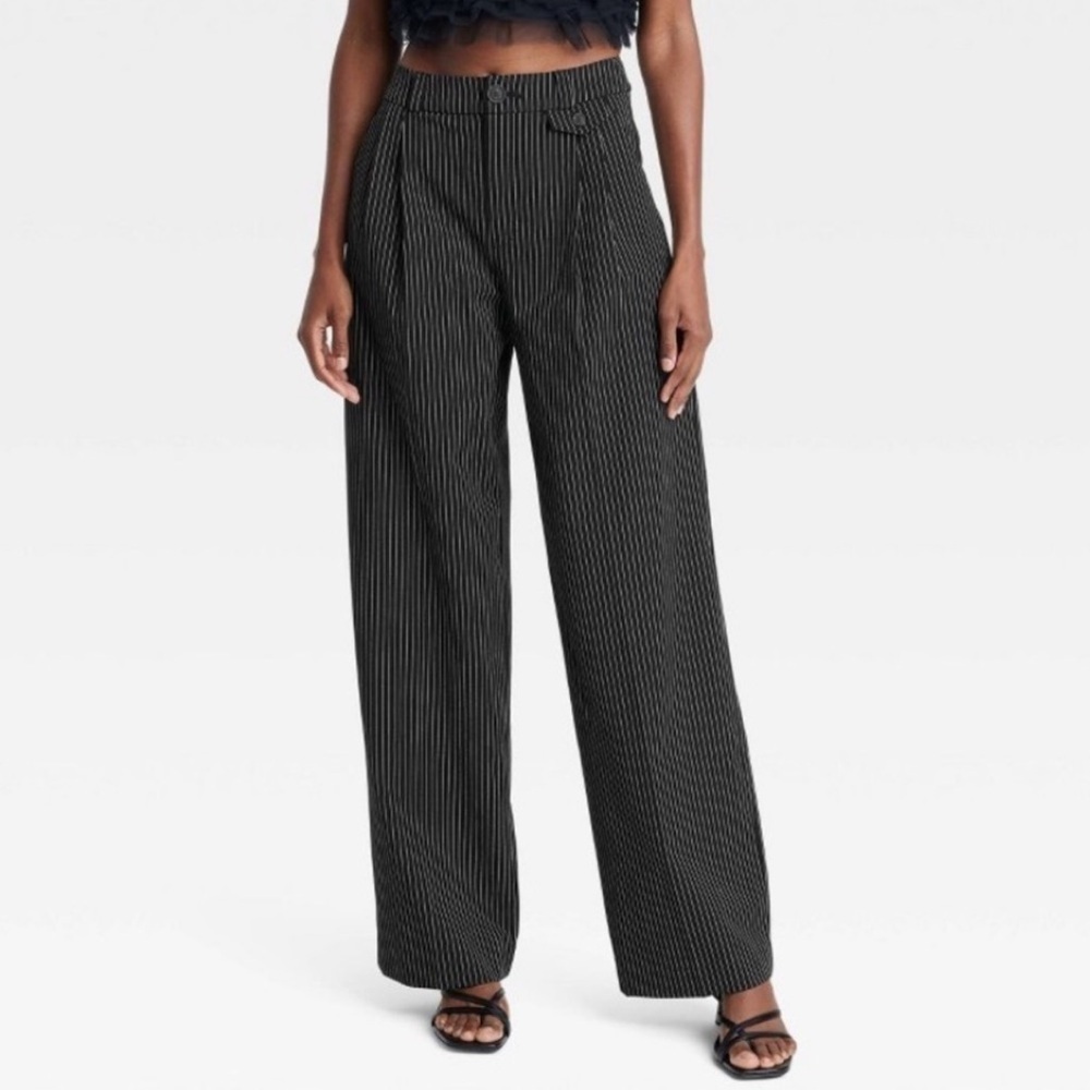 A New Day Women's High-Rise Relaxed Fit Full Length Wide Leg - Picture 6 of 11